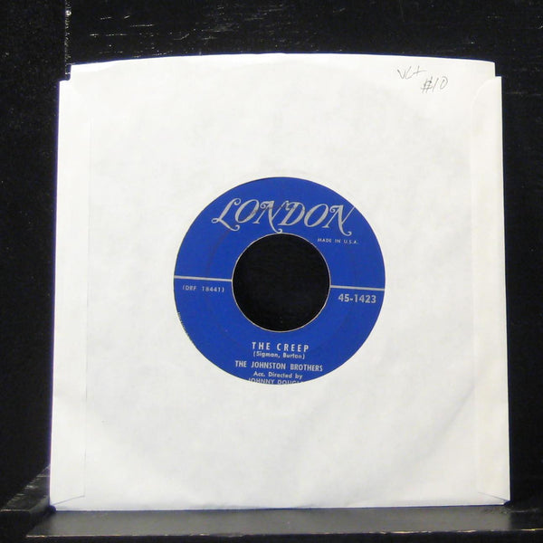 The Johnston Brothers - The Creep / Crystal Ball 7" VG+ 45-1423 Vinyl 45 - Shuga Records