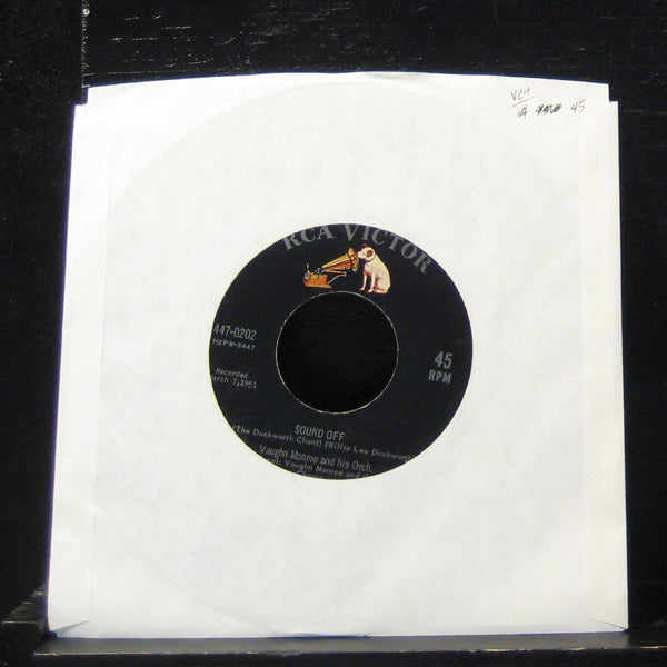 Vaughn Monroe - Sound Off / Tangerine 7" VG+ 447-0202 Vinyl 45 RCA - Shuga Records