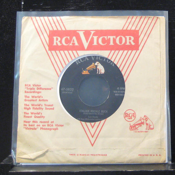 Lou Monte - Italian Huckle Buck / Just Like Before 7" VG+ 47-5832 Vinyl 45 - Shuga Records