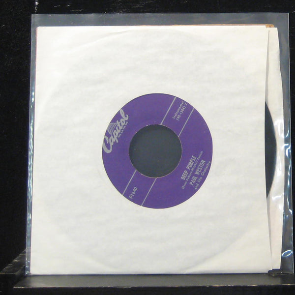 Paul Weston - Etude / Deep Purple 7" VG+ F1640 Vinyl 45 Capitol Records - Shuga Records