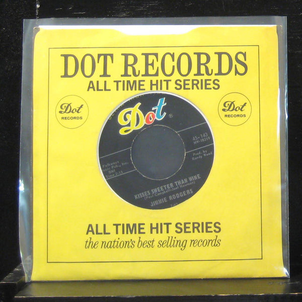 Jimmie Rodgers - Honeycomb / Kisses Sweter Than Wine 7" VG+ 45-143 Vinyl 45 - Shuga Records