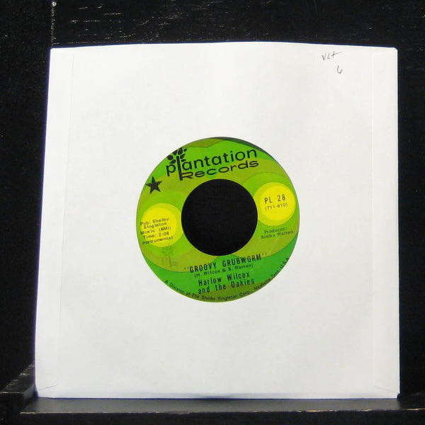 Harlow Wilcox- Groovy Grubworm / Moose Trot 7" VG+ PL 28 Vinyl 45 Plantation - Shuga Records