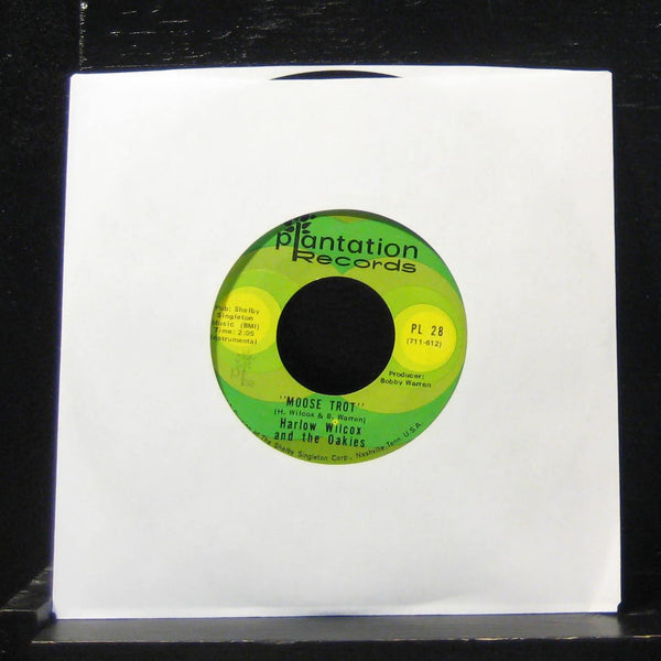 Harlow Wilcox- Groovy Grubworm / Moose Trot 7" VG+ PL 28 Vinyl 45 Plantation - Shuga Records