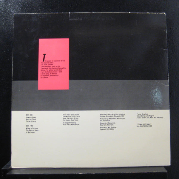Idiot Savant - The Rest On Down 12" 45 RPM VG+ BBW 00384 Vinyl Record - Shuga Records