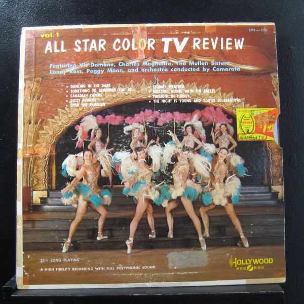 Vic Damone, Camarata - All Star Color TV Review Vol. 1 LP VG+ LPH-110 Mono - Shuga Records