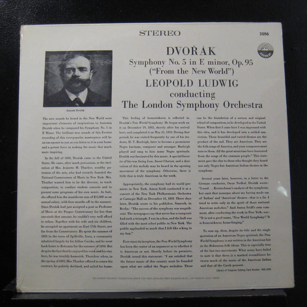 Dvorak - Leopold Ludwig - New World Symphony LP New Sealed 3056 Vinyl Record - Shuga Records
