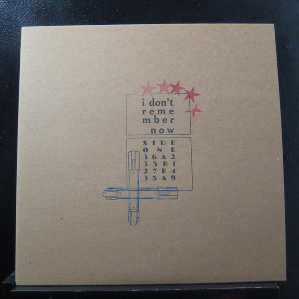 John Bender - I Don't Remember Now / I Don't Want LP Mint- SV101 Red Vinyl - Shuga Records