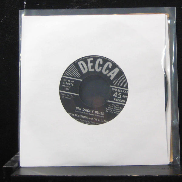 Louis Armstrong - You Can Depend On Me / Big Daddy Blues 7" VG+ 9-28176 Vinyl 45 - Shuga Records