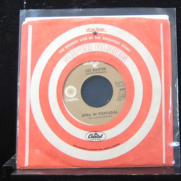 Les Baxter - April In Portugal / The Poor People Of Paris 7" VG+ 6017 Vinyl 45 - Shuga Records