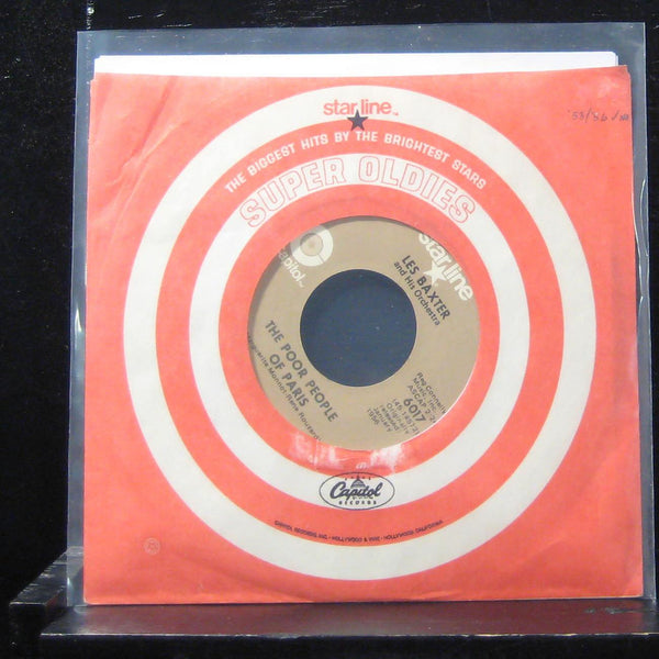 Les Baxter - April In Portugal / The Poor People Of Paris 7" VG+ 6017 Vinyl 45 - Shuga Records