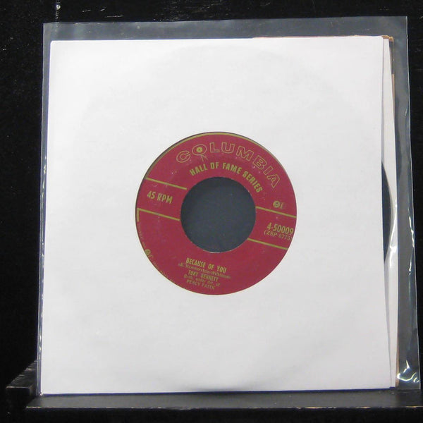 Tony Bennett - Cold, Cold Heart / Because Of You 7" VG+ 4-50009 Vinyl 45 - Shuga Records
