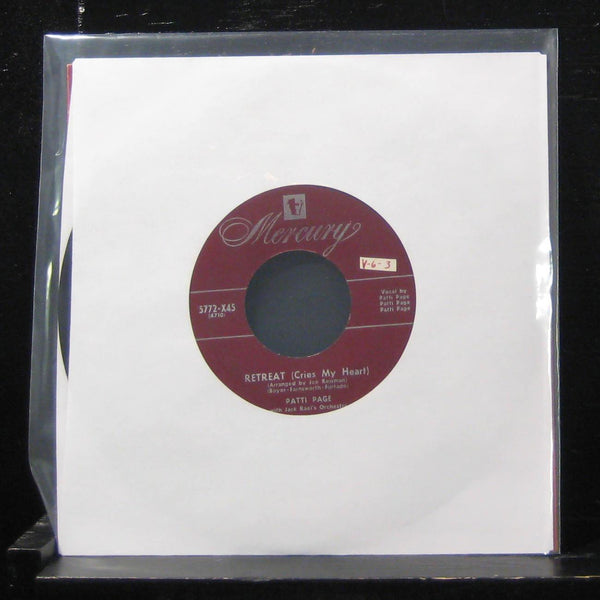 Patti Page - Come What May / Retreat (Cries My Heart) 7" VG 5772-X45 Vinyl 45 - Shuga Records