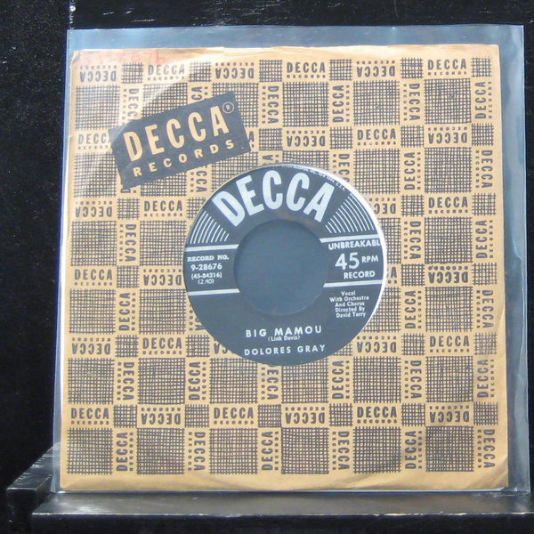 Dolores Gray - Big Mamou / Say You're Mine Again 7" Mint- 9-28676 Vinyl 45 - Shuga Records