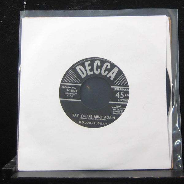 Dolores Gray - Big Mamou / Say You're Mine Again 7" Mint- 9-28676 Vinyl 45 - Shuga Records