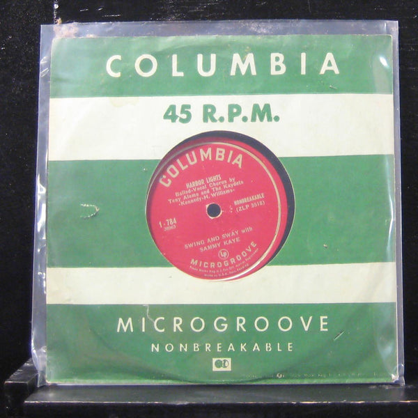 Sammy Kaye - Habor Lights / Sugar Sweet 7" VG+ 1-784 Vinyl 45 1950 Columbia - Shuga Records