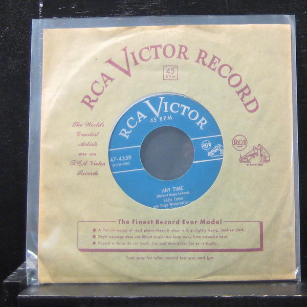 Eddie Fisher - Any Time / Never Before 7" VG+ 47-4359 Vinyl USA 45 RCA 1951 - Shuga Records
