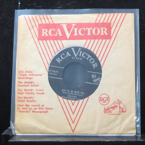 Eddie Fisher - Many Times / Just To Be With You 7" VG+ 47-5453 Vinyl 45 - Shuga Records
