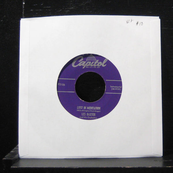 Les Baxter - Lonely Wine / Lost In Meditation 7" VG+ F2106 Vinyl 45 - Shuga Records