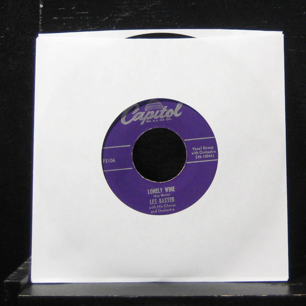 Les Baxter - Lonely Wine / Lost In Meditation 7" VG+ F2106 Vinyl 45 - Shuga Records
