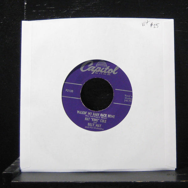 Billy May - Walkin My Baby Back Home / Funny (Not Much) 7" VG+ F2130 Vinyl 45 - Shuga Records