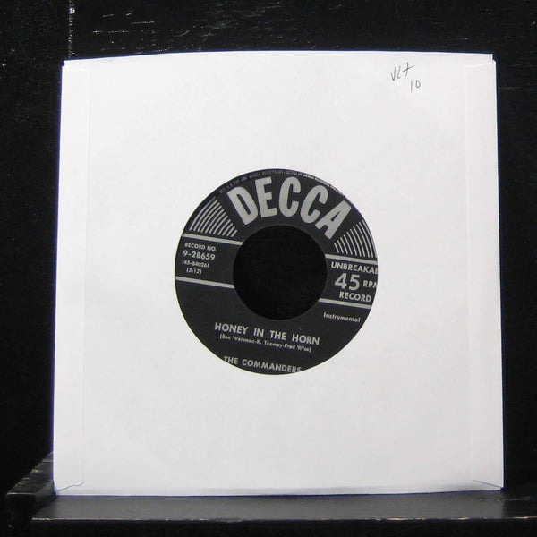 The Commanders - Honey In The Horn / Swanee River Boogie 7" VG+ 9-28659 Vinyl 45 - Shuga Records