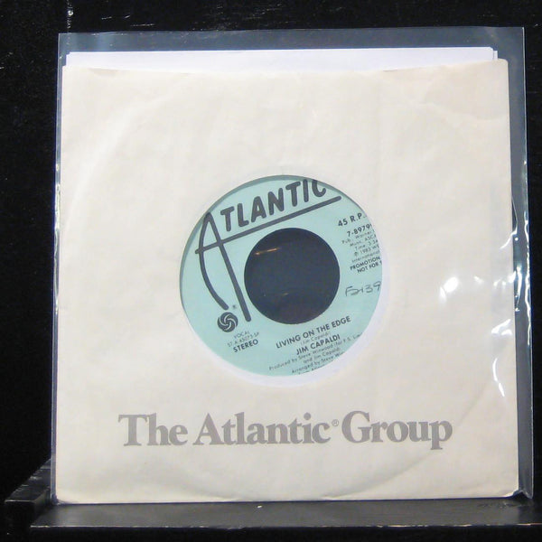 Jim Capaldi - Living On The Edge 7" Mint- 7-89799 Vinyl 45 Promo Atlantic - Shuga Records