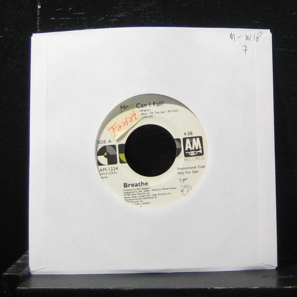 Breathe - How Can I Fall? / How Can I Fall? 7" Mint- AM-1224 Vinyl 45 Promo - Shuga Records