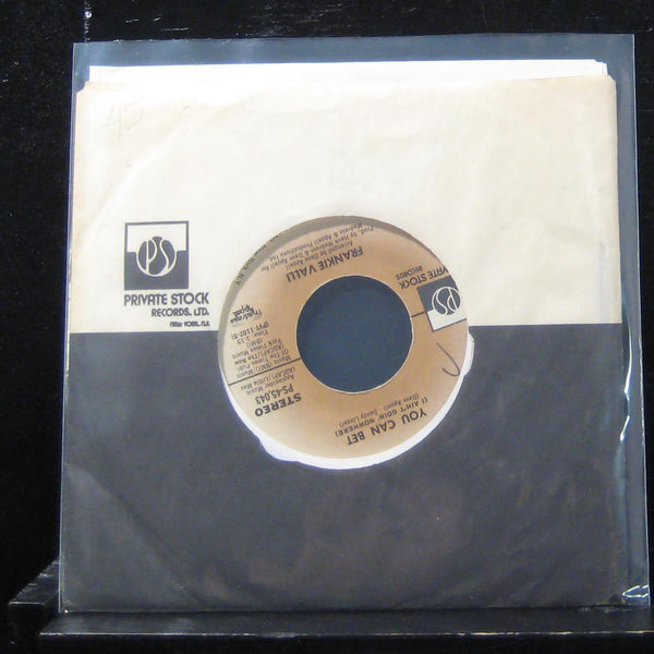 Frankie Valli - Our Day Will Come / You Can Bet 7" VG+ PS-45,043 Vinyl 45 - Shuga Records