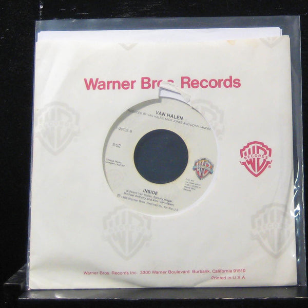Van Halen - Dreams / Inside 7" VG+ 7-28702 Vinyl 45 Warner Bros 1986 - Shuga Records