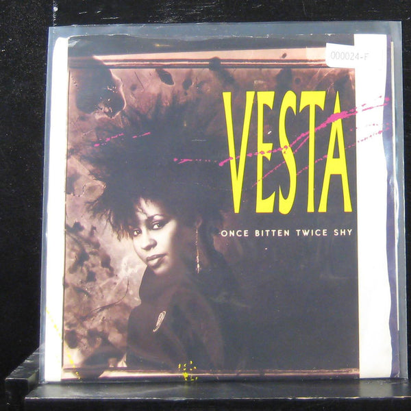Vesta Williams - Once Bitten Twice Shy 7" Mint- AM-2880 Vinyl 45 Promo 1986 - Shuga Records