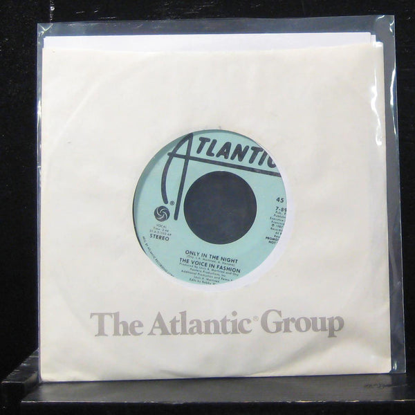 The Voice In Fashion - Only In The Night 7" Mint- 7-89259 Vinyl 45 Promo 1987 - Shuga Records