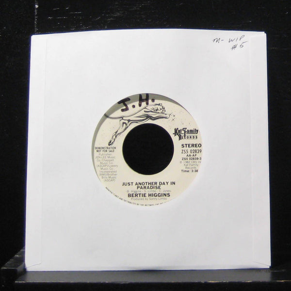 Bertie Higgins - Just Another Day In Paradise 7" Mint- ZS5 02839 Vinyl 45 Promo - Shuga Records