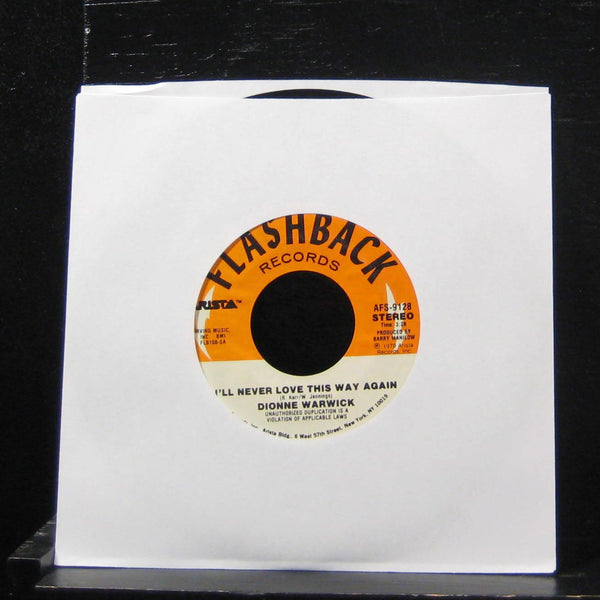 Dionne Warwick - I'll Never Love This Way Again 7" Mint- AFS-9128 Vinyl 45 - Shuga Records