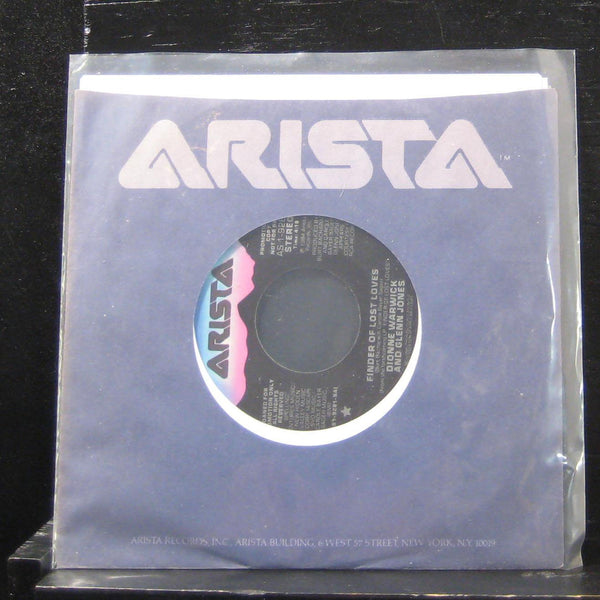Dionne Warwick & Glenn Jones - Finder Of Lost Loves 7" Mint- AS 1-9281 Vinyl 45 - Shuga Records