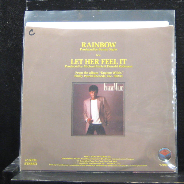 Eugene Wilde - Rainbow / Let Her Feel It 7" Mint- 7-99675 Vinyl 45 - Shuga Records