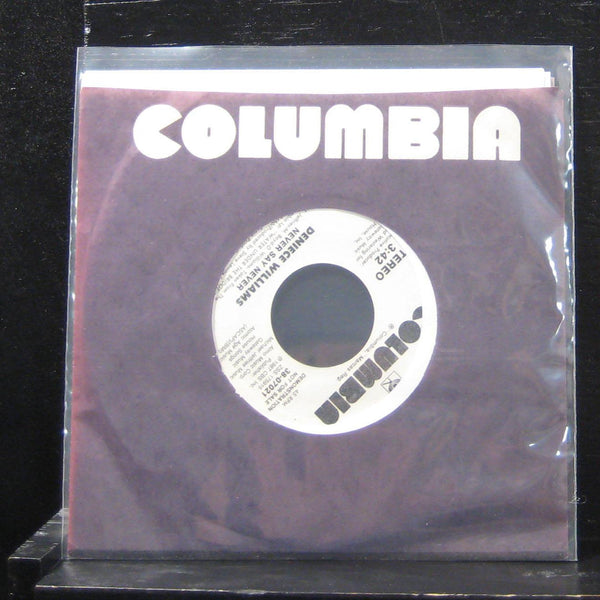 Deniece Williams - Never Say Never 7" VG+ 38-07021 Vinyl 45 Promo - Shuga Records