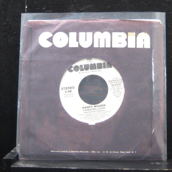 Nancy Wilson - Forbidden Lover 7" Mint- 38-07037 Vinyl 45 Promo - Shuga Records