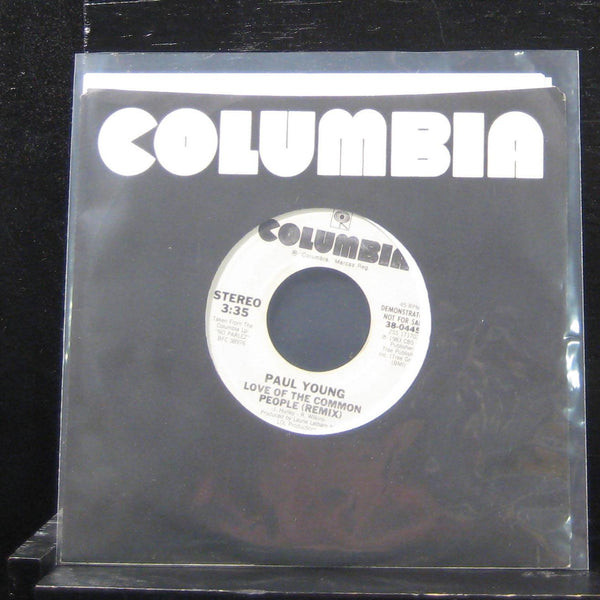 Paul Young - Love Of The Common People 7" Mint- 38-04453 Vinyl 45 Promo - Shuga Records