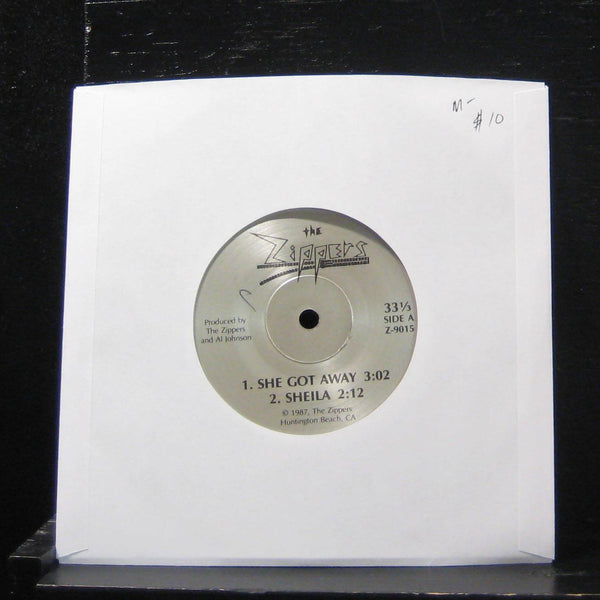 The Zippers-  She Got Away / Shiela / Best Kept Secret 7" Mint- Z-9015 Vinyl 45 - Shuga Records