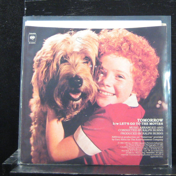 Aileen Quinn And The Orphans - Tomorrow - Let's Go To The Movies 7" Vinyl 45 - Shuga Records