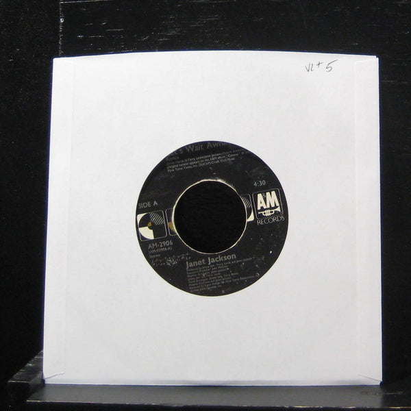 Janet Jackson - Lets Wait Awhile / Pretty Boy 7" VG+ AM-2906 Vinyl 45 - Shuga Records