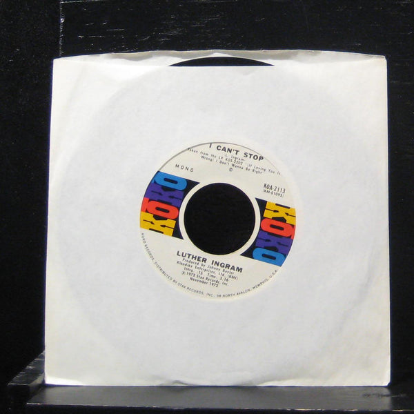 Luther Ingram - I'll Be Your Shelter / I Can't Stop 7" VG+ KOA-2113 Vinyl 45 - Shuga Records