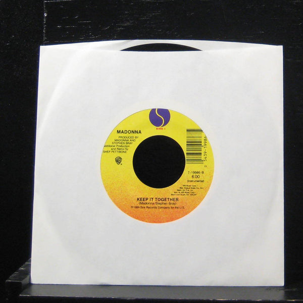 Madonna - Keep It Together / Keep It Together 7" Mint- 7-19986 Vinyl 45 Sire - Shuga Records