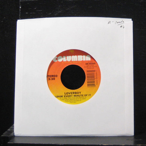 Loverboy - Lovin Every Minute Of It 7" Mint- 38-05569 Vinyl 45 Canada 1985 - Shuga Records