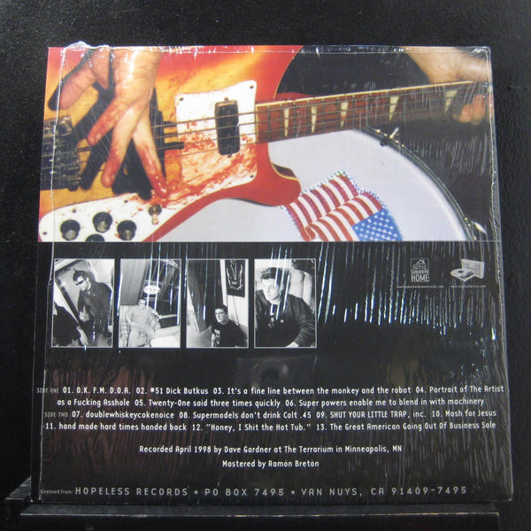 Dillinger Four - Midwestern Songs Of The Americas LP Mint- HR 633-1 Red Vinyl - Shuga Records