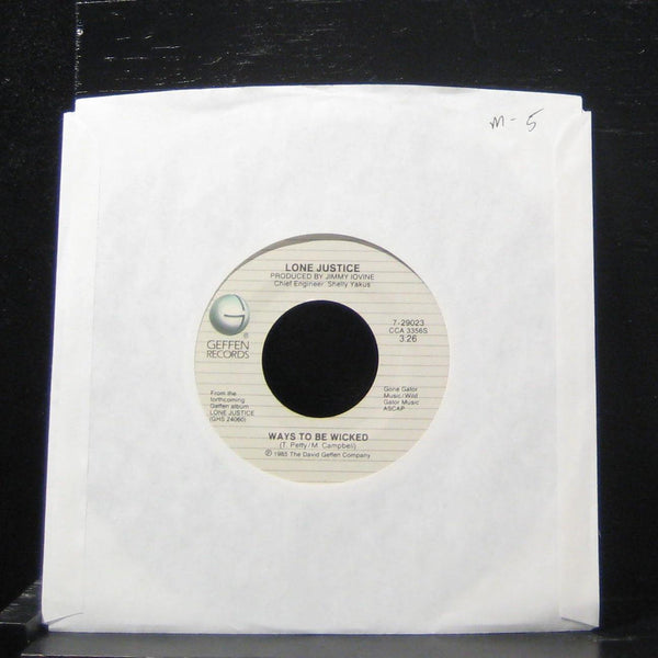 Lone Justice - Ways To Be Wicked / Cactus Rose 7" Mint- 7-29023 Vinyl 45 - Shuga Records