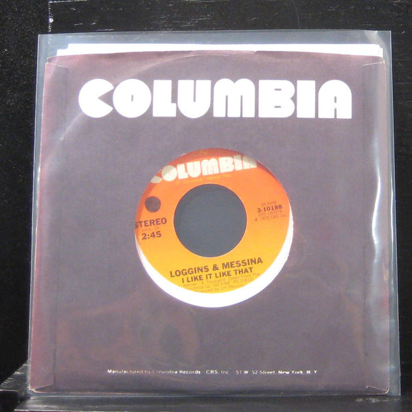 Loggins & Messina - I Like It Like That / Angry Eyes 7" VG+ 3-10188 Vinyl 45 - Shuga Records