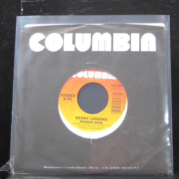 Kenny Loggins - Danger Zone / I'm Gonna Do It Right 7" Mint- 38-05893 Vinyl 45 - Shuga Records