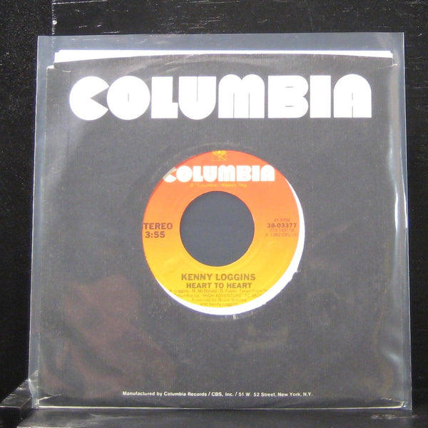 Kenny Loggins - Heart To Heart / The More We Try 7" Mint- 38-03377 Vinyl 45 - Shuga Records