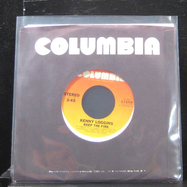 Kenny Loggins - Keep The Fire / Now And Then 7" Mint- 1-11215 Vinyl 45 - Shuga Records